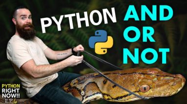 if....and...or.....NOT!!! (Python Logical Operators) // EP 6