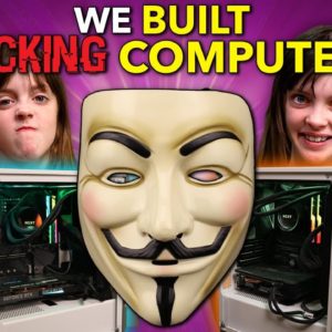 my kids built a HACKING computer!! (i almost died)