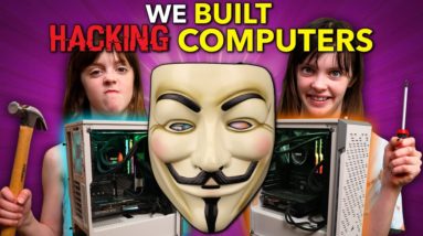 my kids built a HACKING computer!! (i almost died)