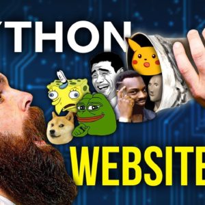 make a WEBSITE with PYTHON!! (Flask Tutorial for Beginners)