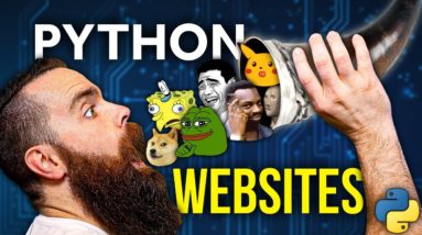 make a WEBSITE with PYTHON!! (Flask Tutorial for Beginners)