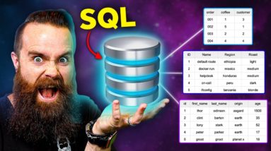 you need to learn SQL RIGHT NOW!! (SQL Tutorial for Beginners)