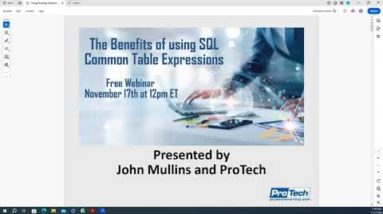 The Benefits of Using SQL Common Table Expressions