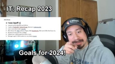 IT: 2023 Recap (2024 Goals)