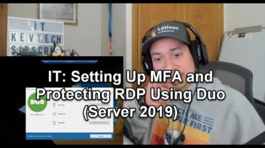 IT: Setting Up MFA and Protecting RDP Using Duo (Server 2019)